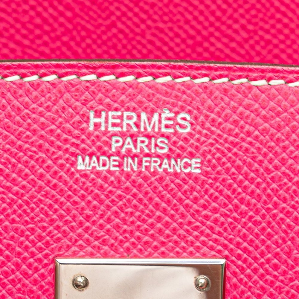 Hermes Birkin 35 Candy Handbag Rose Dirrian Pink Epsom Leather Women's HERMES - Picture 8 of 11